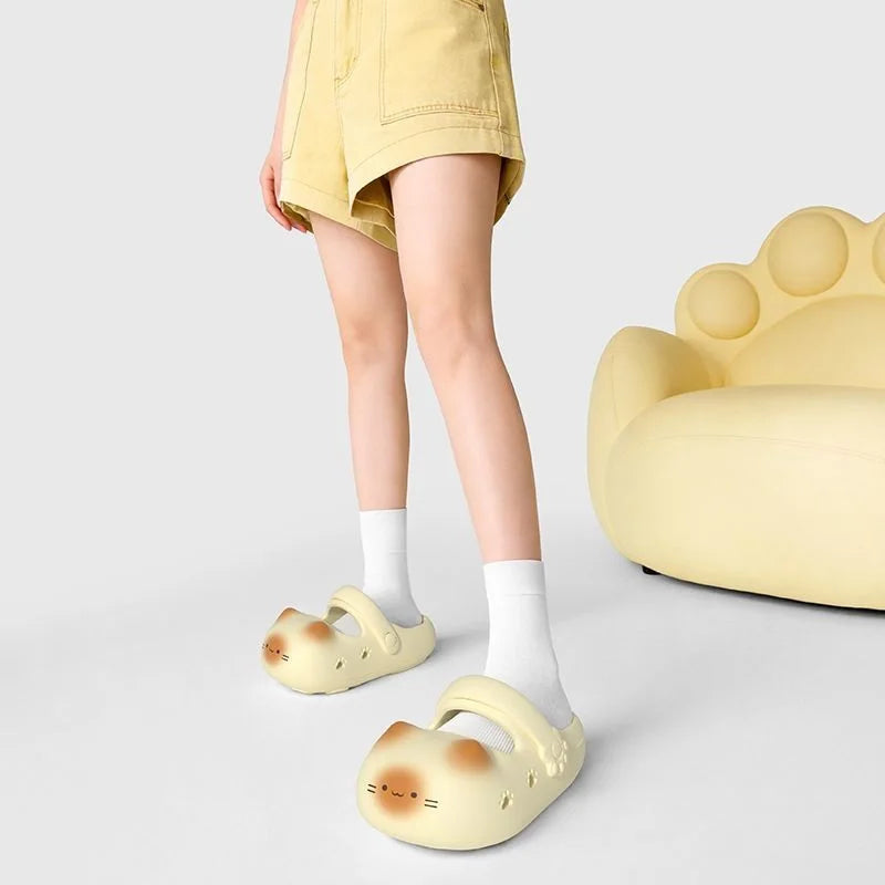 Kawai Cat Paw Slippers
